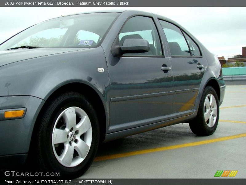 Platinum Grey Metallic / Black 2003 Volkswagen Jetta GLS TDI Sedan