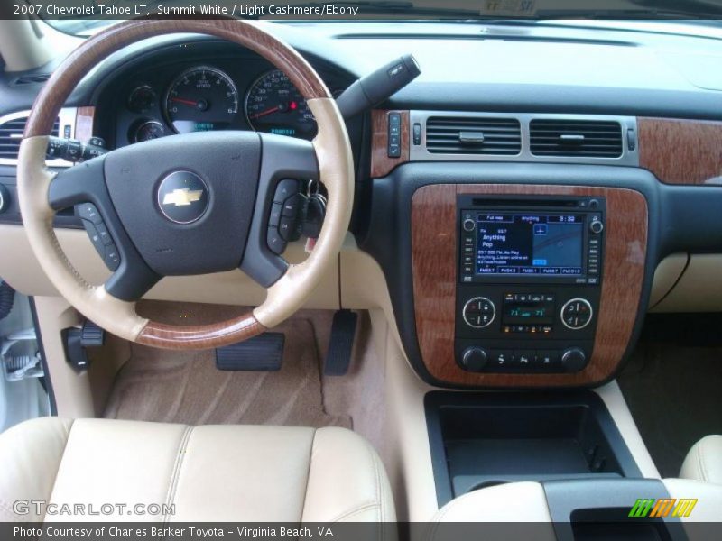 Summit White / Light Cashmere/Ebony 2007 Chevrolet Tahoe LT