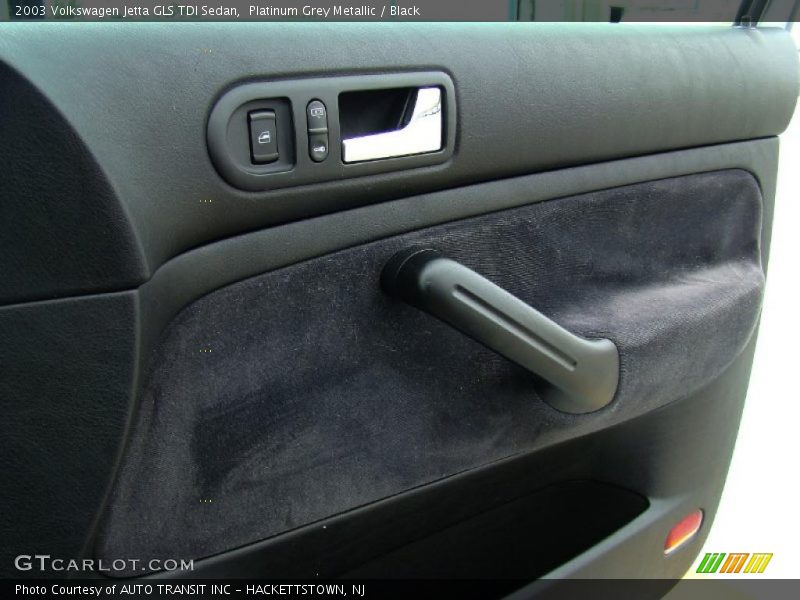 Platinum Grey Metallic / Black 2003 Volkswagen Jetta GLS TDI Sedan
