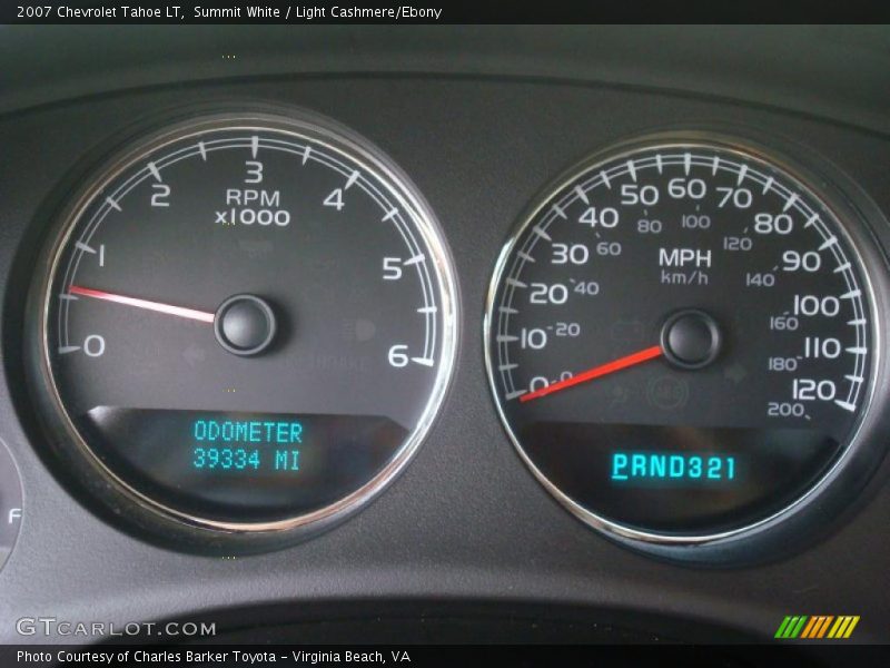 Summit White / Light Cashmere/Ebony 2007 Chevrolet Tahoe LT