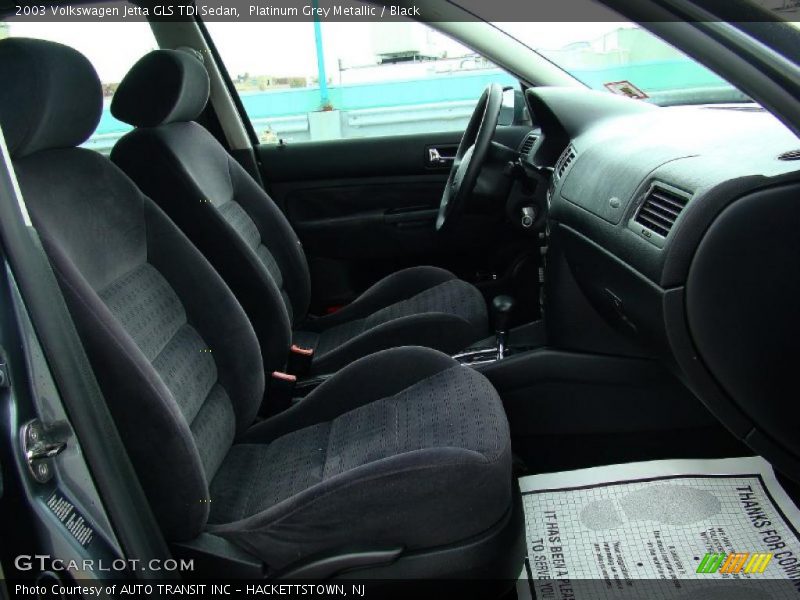 Platinum Grey Metallic / Black 2003 Volkswagen Jetta GLS TDI Sedan