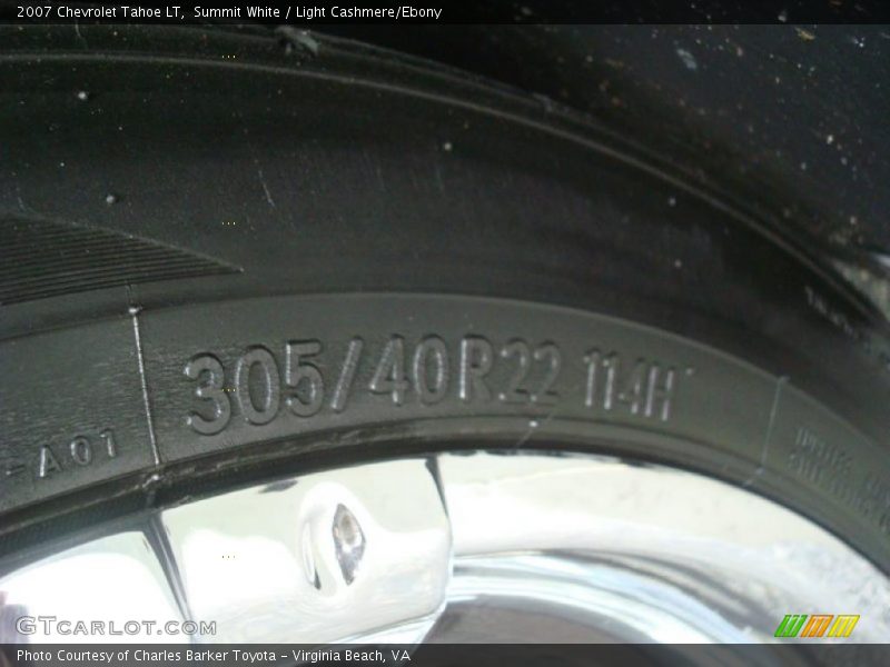 Summit White / Light Cashmere/Ebony 2007 Chevrolet Tahoe LT