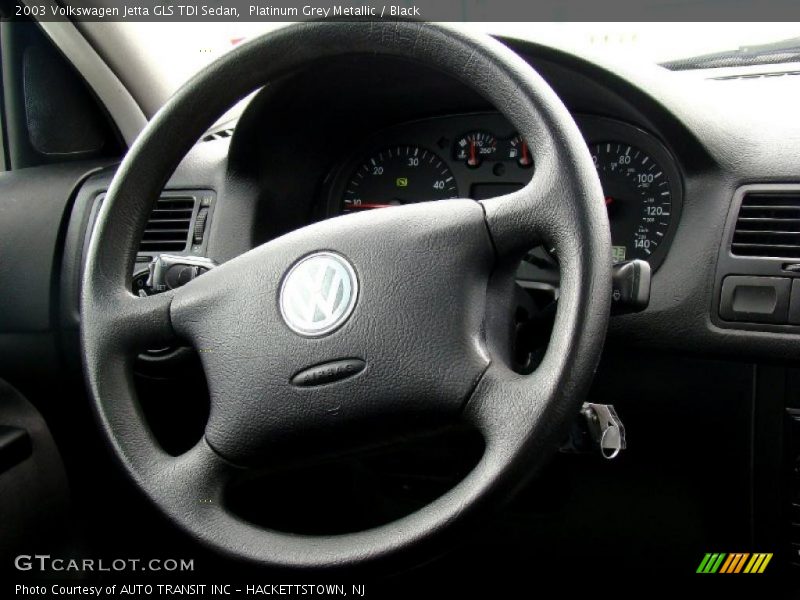 Platinum Grey Metallic / Black 2003 Volkswagen Jetta GLS TDI Sedan