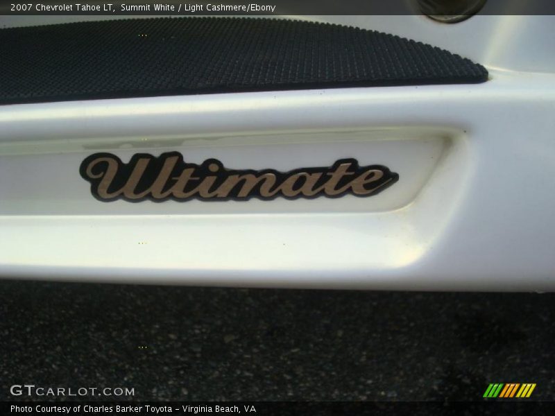 Summit White / Light Cashmere/Ebony 2007 Chevrolet Tahoe LT