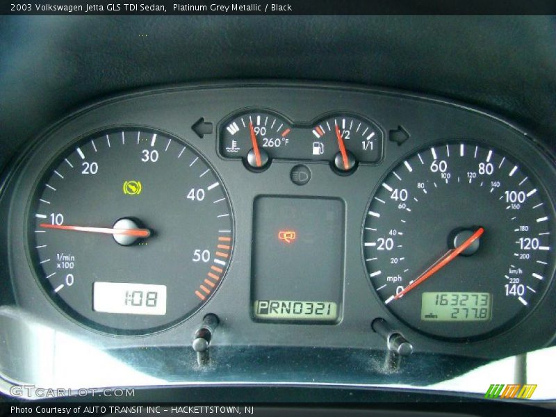 Platinum Grey Metallic / Black 2003 Volkswagen Jetta GLS TDI Sedan