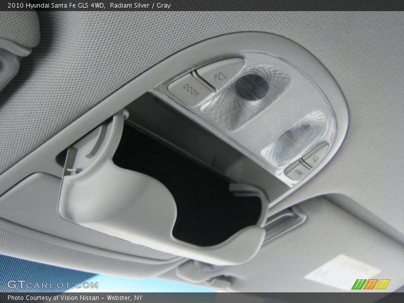 Radiant Silver / Gray 2010 Hyundai Santa Fe GLS 4WD