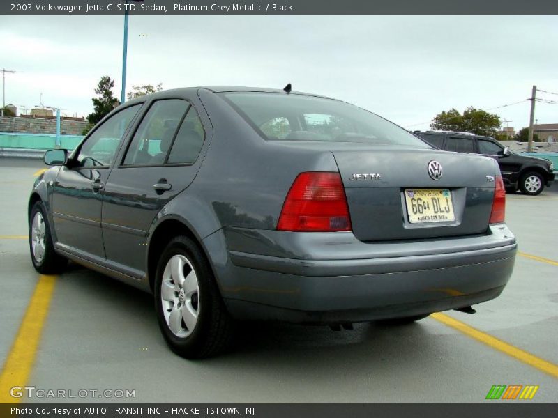 Platinum Grey Metallic / Black 2003 Volkswagen Jetta GLS TDI Sedan