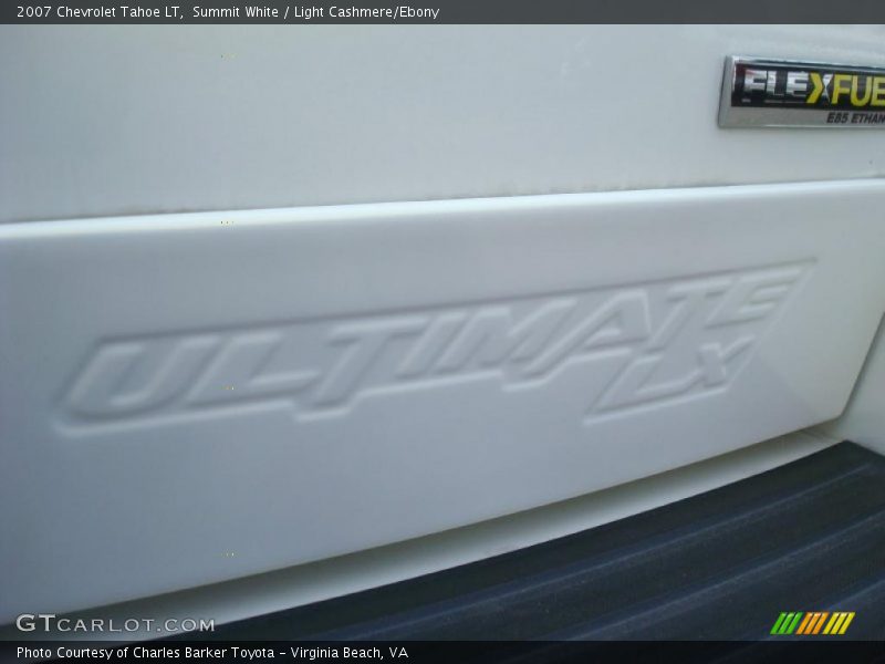 Summit White / Light Cashmere/Ebony 2007 Chevrolet Tahoe LT