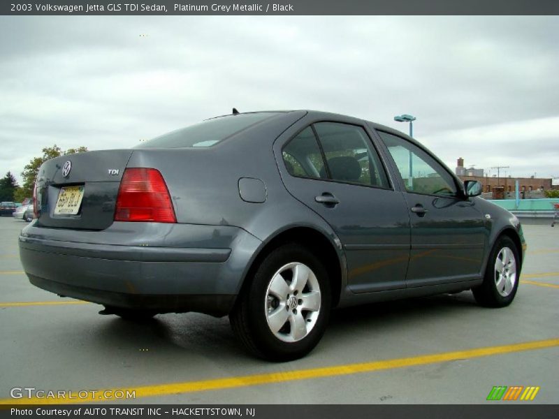 Platinum Grey Metallic / Black 2003 Volkswagen Jetta GLS TDI Sedan