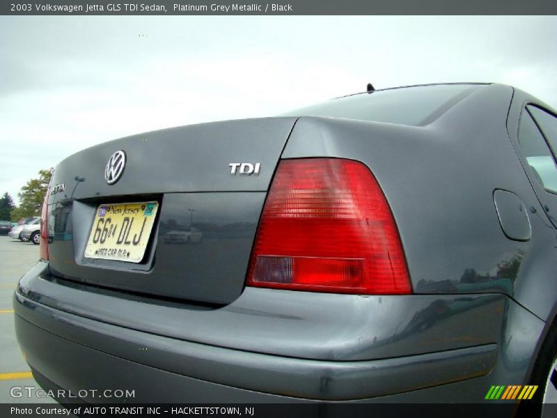 Platinum Grey Metallic / Black 2003 Volkswagen Jetta GLS TDI Sedan