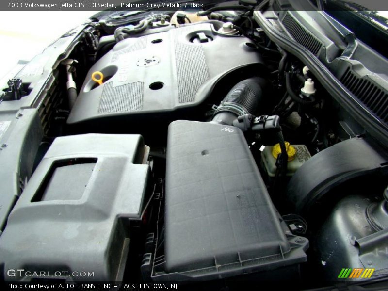Platinum Grey Metallic / Black 2003 Volkswagen Jetta GLS TDI Sedan