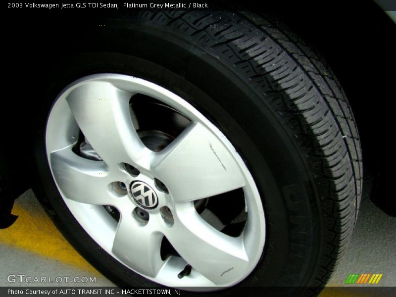 Platinum Grey Metallic / Black 2003 Volkswagen Jetta GLS TDI Sedan