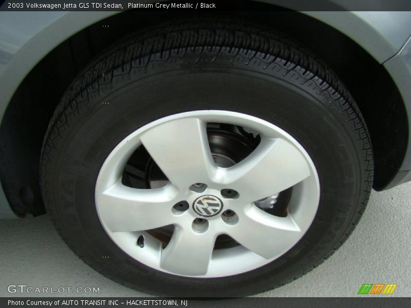 Platinum Grey Metallic / Black 2003 Volkswagen Jetta GLS TDI Sedan
