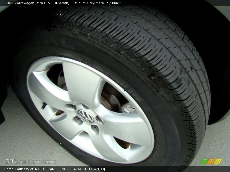 Platinum Grey Metallic / Black 2003 Volkswagen Jetta GLS TDI Sedan