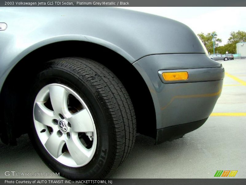Platinum Grey Metallic / Black 2003 Volkswagen Jetta GLS TDI Sedan