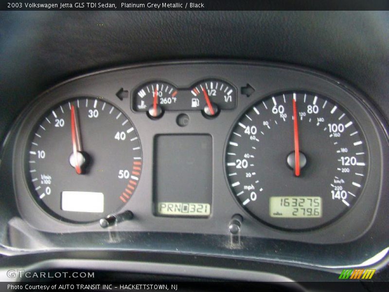 Platinum Grey Metallic / Black 2003 Volkswagen Jetta GLS TDI Sedan