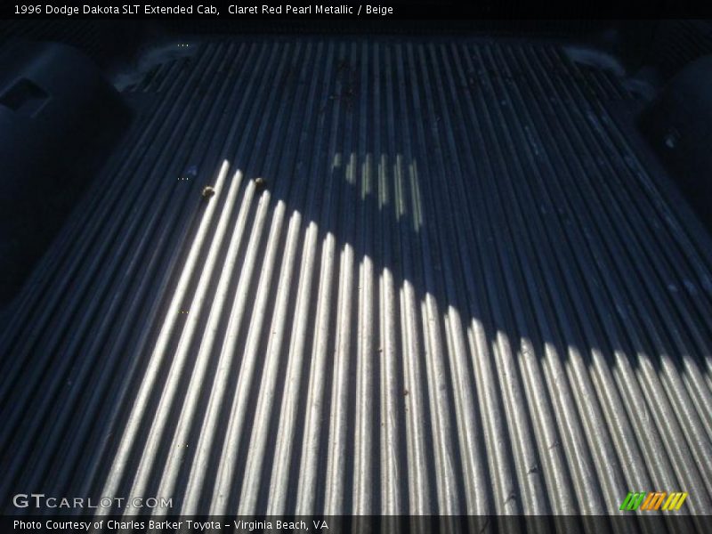 Claret Red Pearl Metallic / Beige 1996 Dodge Dakota SLT Extended Cab