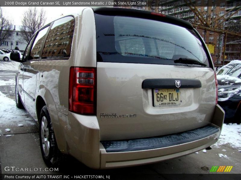 Light Sandstone Metallic / Dark Slate/Light Shale 2008 Dodge Grand Caravan SE