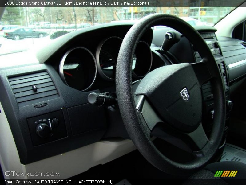 Light Sandstone Metallic / Dark Slate/Light Shale 2008 Dodge Grand Caravan SE