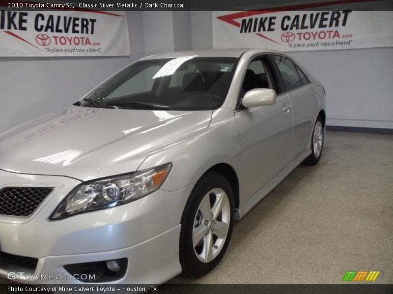 Classic Silver Metallic / Dark Charcoal 2010 Toyota Camry SE