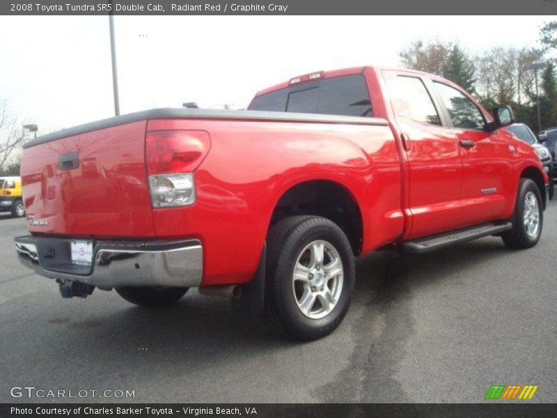 Radiant Red / Graphite Gray 2008 Toyota Tundra SR5 Double Cab