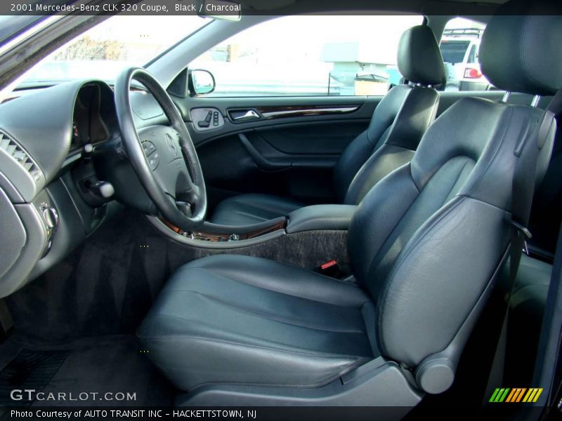 Black / Charcoal 2001 Mercedes-Benz CLK 320 Coupe