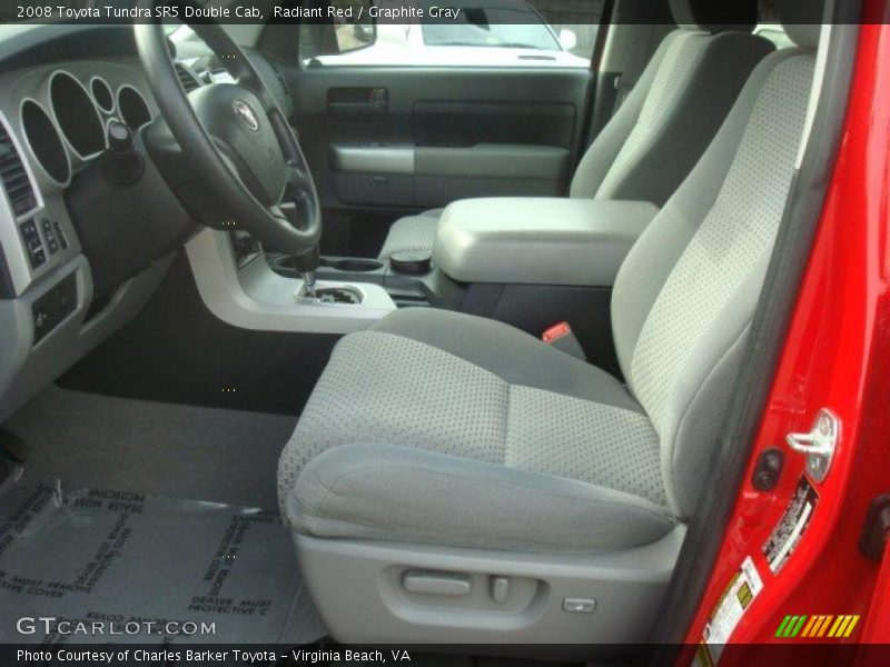Radiant Red / Graphite Gray 2008 Toyota Tundra SR5 Double Cab