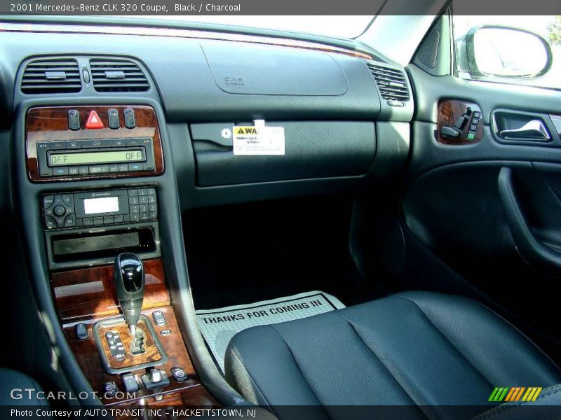 Black / Charcoal 2001 Mercedes-Benz CLK 320 Coupe