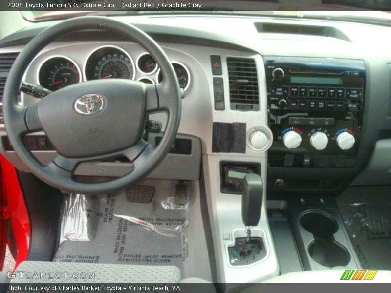 Radiant Red / Graphite Gray 2008 Toyota Tundra SR5 Double Cab