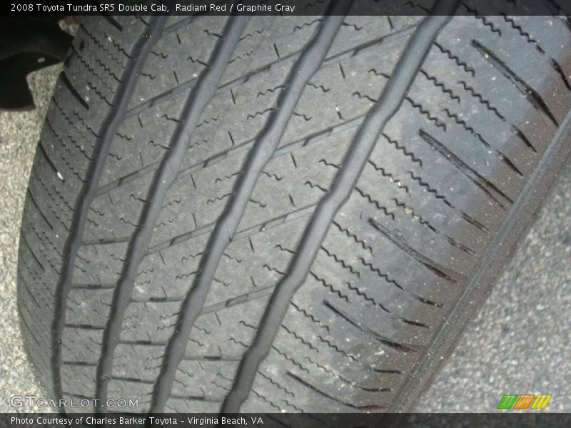 Radiant Red / Graphite Gray 2008 Toyota Tundra SR5 Double Cab
