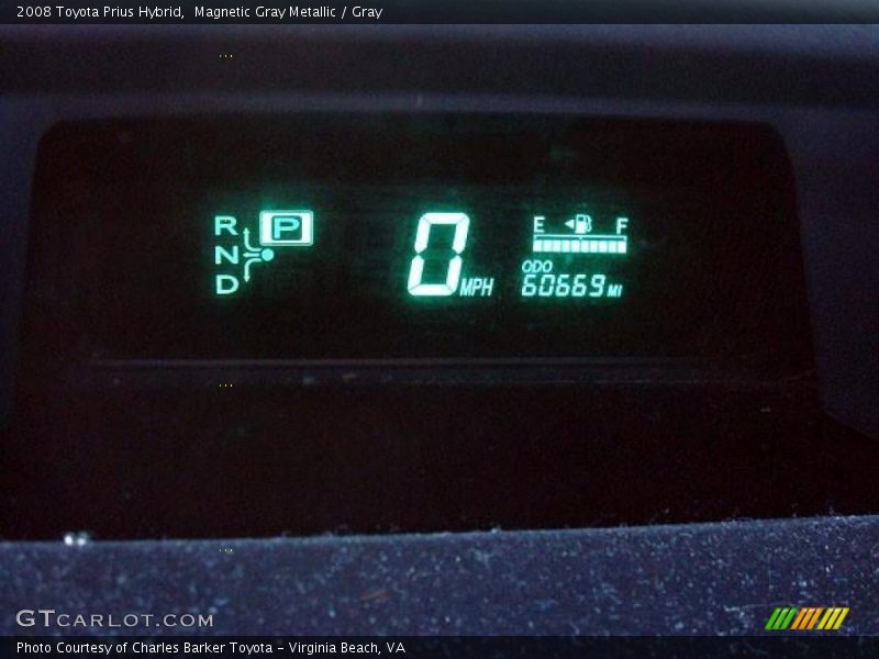 Magnetic Gray Metallic / Gray 2008 Toyota Prius Hybrid