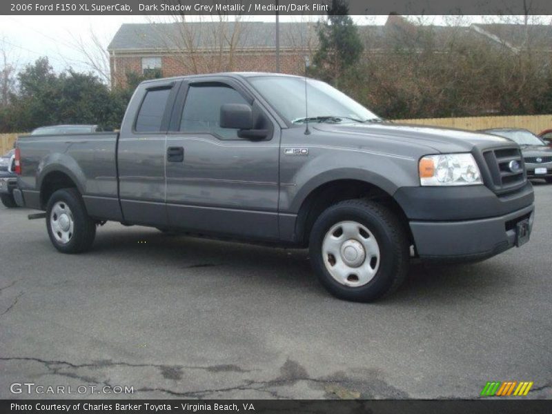 Dark Shadow Grey Metallic / Medium/Dark Flint 2006 Ford F150 XL SuperCab