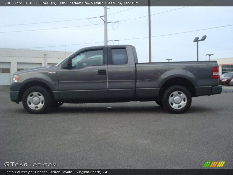 Dark Shadow Grey Metallic / Medium/Dark Flint 2006 Ford F150 XL SuperCab