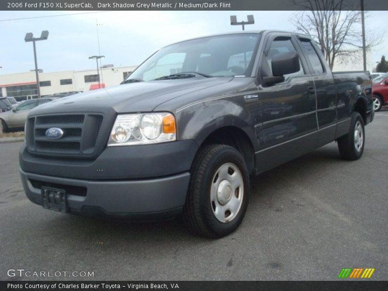 Dark Shadow Grey Metallic / Medium/Dark Flint 2006 Ford F150 XL SuperCab