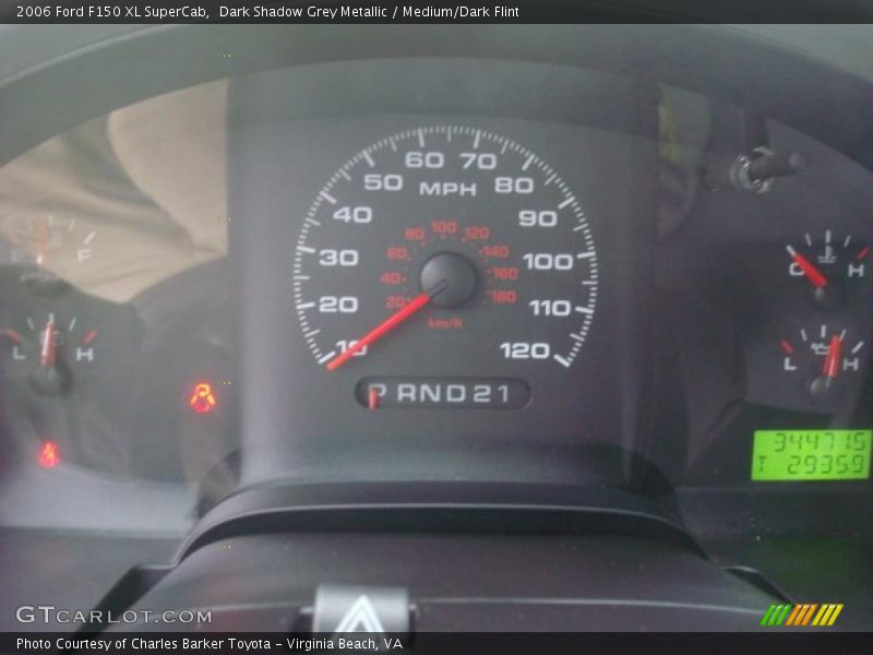 Dark Shadow Grey Metallic / Medium/Dark Flint 2006 Ford F150 XL SuperCab