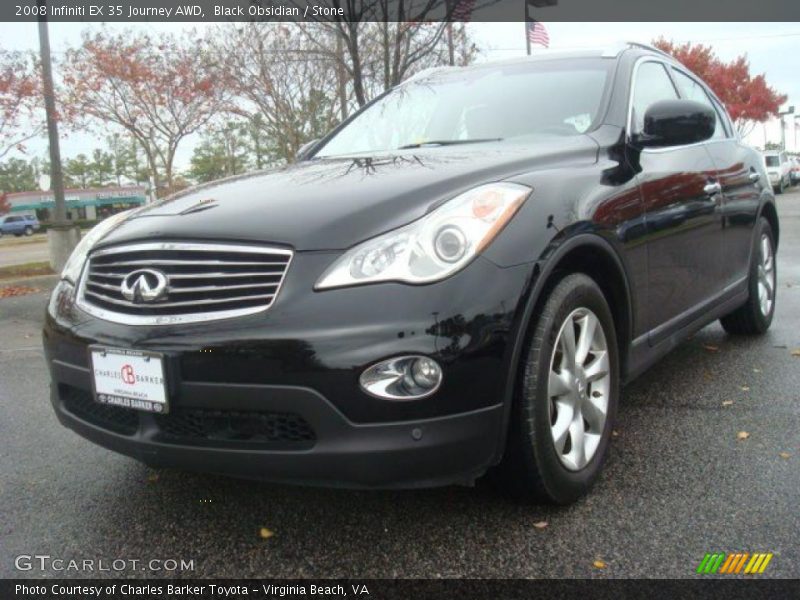 Black Obsidian / Stone 2008 Infiniti EX 35 Journey AWD