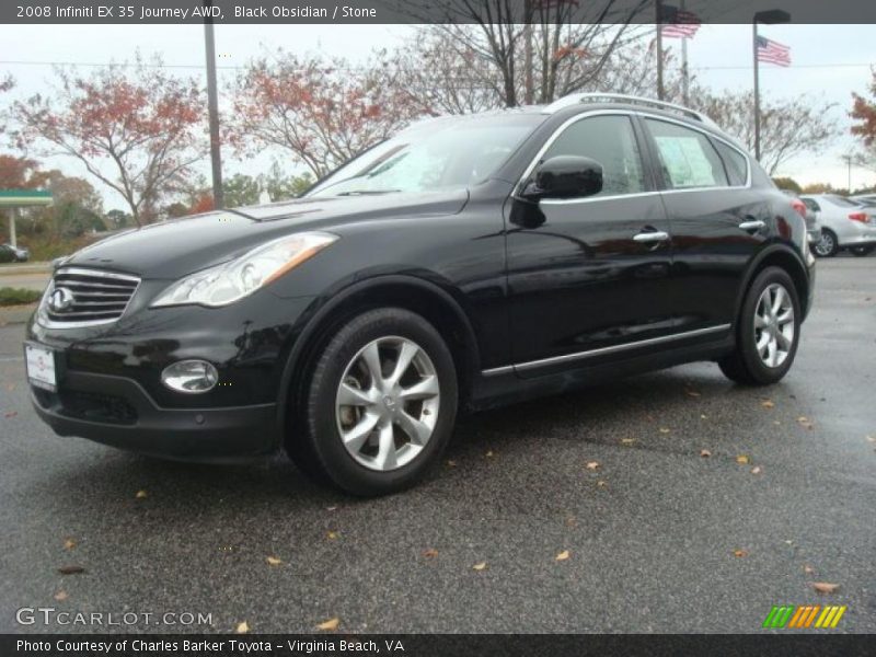 Black Obsidian / Stone 2008 Infiniti EX 35 Journey AWD