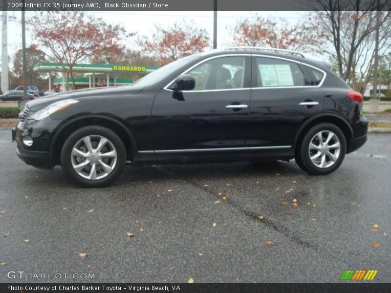 Black Obsidian / Stone 2008 Infiniti EX 35 Journey AWD