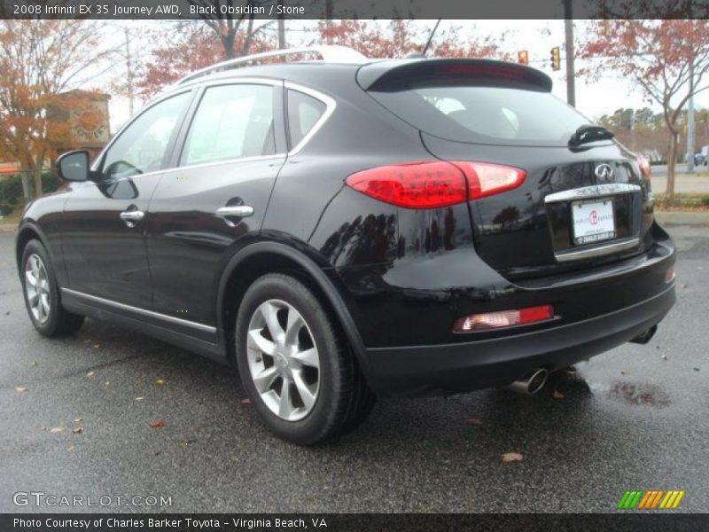 Black Obsidian / Stone 2008 Infiniti EX 35 Journey AWD