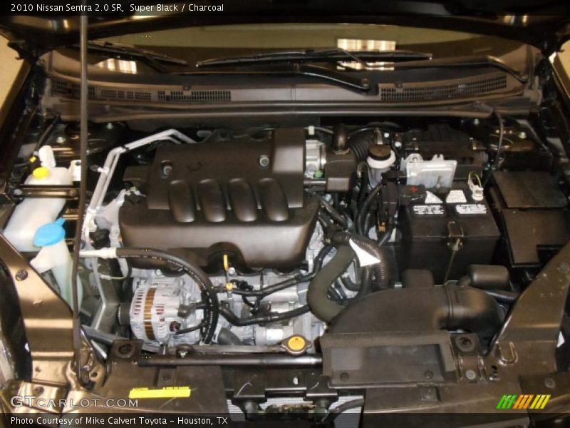Super Black / Charcoal 2010 Nissan Sentra 2.0 SR