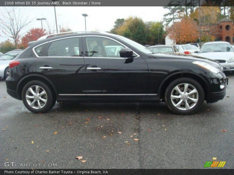 Black Obsidian / Stone 2008 Infiniti EX 35 Journey AWD