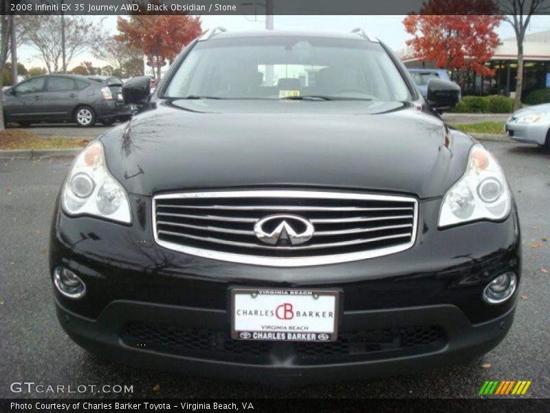 Black Obsidian / Stone 2008 Infiniti EX 35 Journey AWD