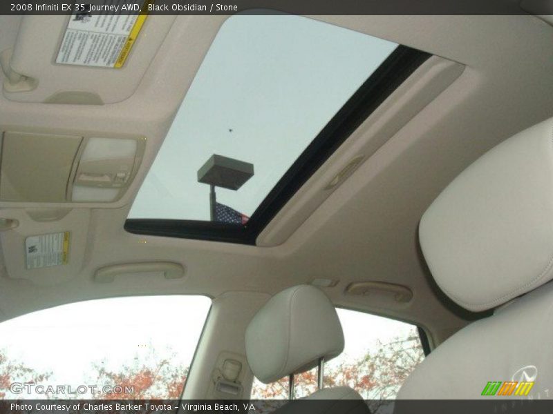 Black Obsidian / Stone 2008 Infiniti EX 35 Journey AWD