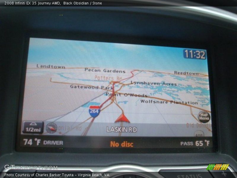 Black Obsidian / Stone 2008 Infiniti EX 35 Journey AWD