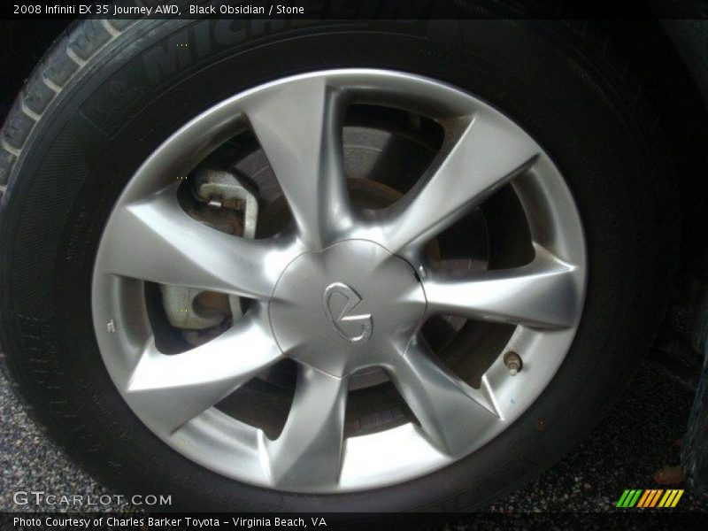 Black Obsidian / Stone 2008 Infiniti EX 35 Journey AWD