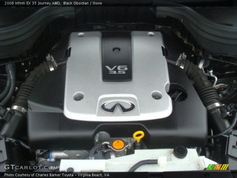 Black Obsidian / Stone 2008 Infiniti EX 35 Journey AWD