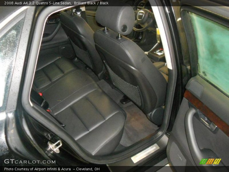 Brilliant Black / Black 2008 Audi A4 3.2 Quattro S-Line Sedan