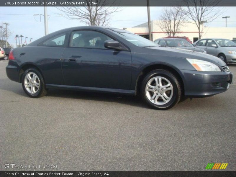 Graphite Pearl / Gray 2006 Honda Accord LX Coupe