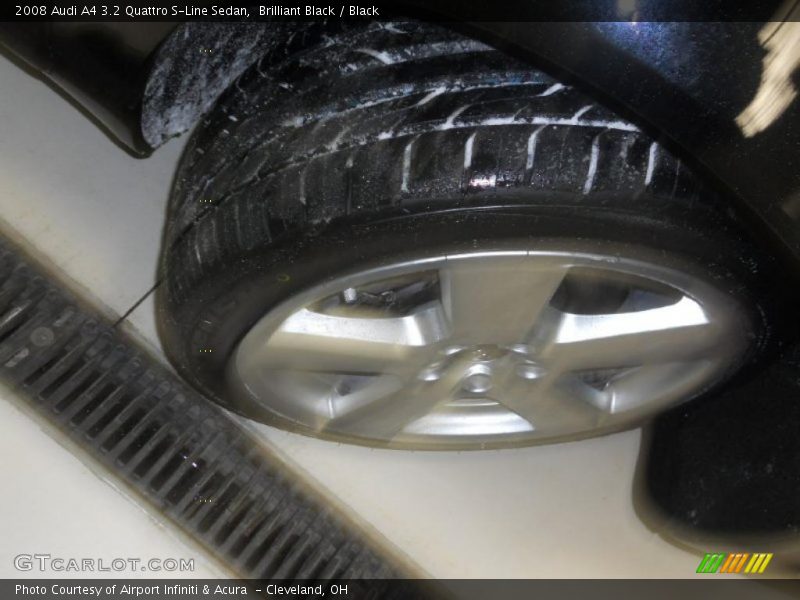 Brilliant Black / Black 2008 Audi A4 3.2 Quattro S-Line Sedan