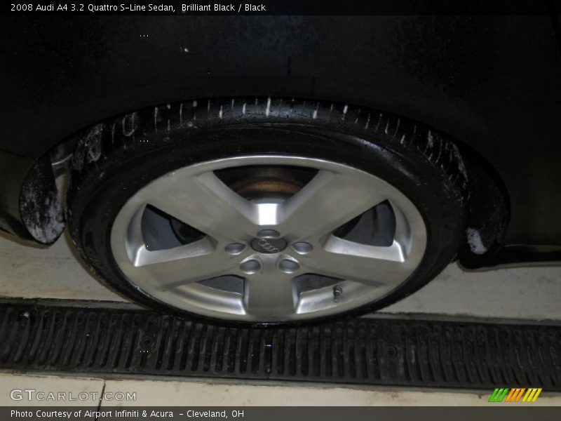 Brilliant Black / Black 2008 Audi A4 3.2 Quattro S-Line Sedan